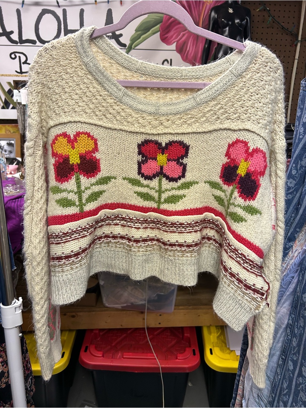 Urban Outfitters Rosemary Crafty Knit Pullover Sweater - Picture 5 of 8